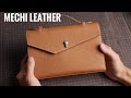 How to Make a Leather Bag for Beginner | Free Pattern PDF | Mechi Leather