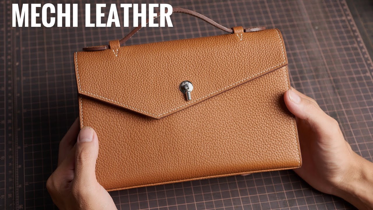 How to Make a Leather Bag for Beginner | Free Pattern PDF | Mechi Leather