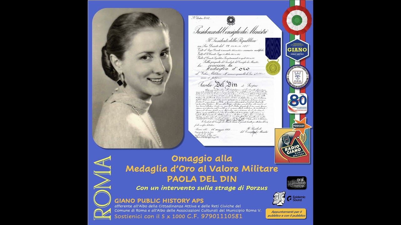 Omaggio a PAOLA DEL DIN: chiamatemi patriota, la libertà è di tutti
