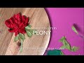 How to Paint a Palette Knife Peony in Buttercream