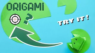 Origami Grenouille Sauteuse Tuto Facile Enfant