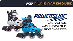 2017 Powerslide Kids Universe Adjustable Skates Review, Doctor Roces introducing the new roller skates, Heelys Race Challenge!!, Skateboard Kids vs Scooter Kids, Moxi Skate Shop "Ramp Lesson 1 - Basics", Powerslide Phuzion Kids UNIVERSE Red inline skates - Next generation Triskating 940611
