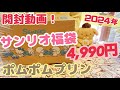 【福袋2024】サンリオショップで4990円の福袋買ってみた❣️ポムポムプリンの中身紹介🍮🐶福袋開封動画૮ ・ ·̫ ・ ა