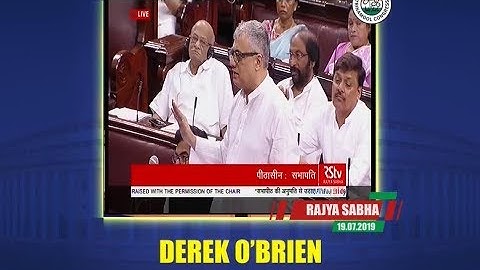 Derek O’Brien raises a Point of Order on the scrutiny of Bills passed in Parliament