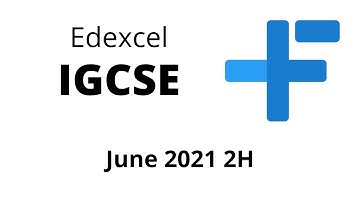 IGCSE Maths Edexcel June 2021 Paper 2H