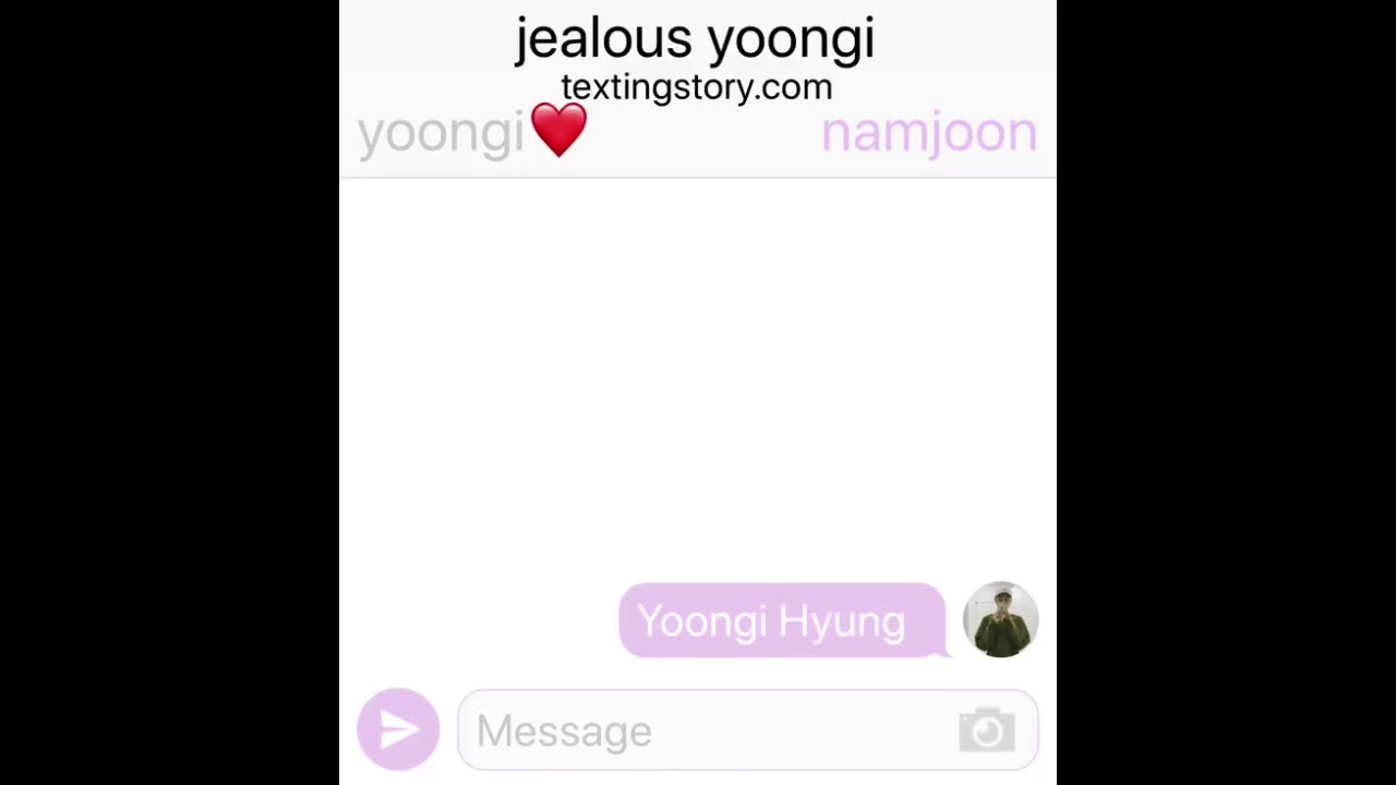 Jealous Yoongi Yoonseok Fake Text
