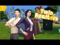 Playing with the NEW REAL ESTATE mod! | Twin Realtors Let’s Play Episode 1 | The Sims 4
