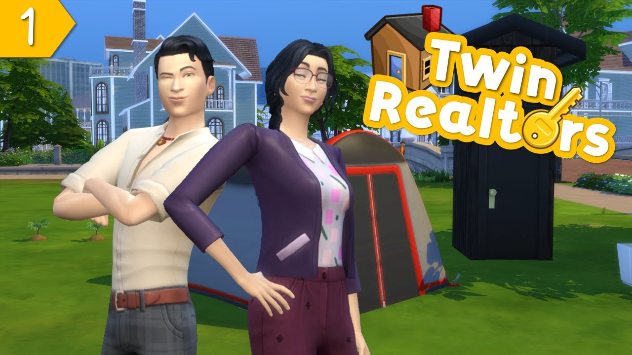 Playing with the NEW REAL ESTATE mod! Twin Realtors Let’s Play