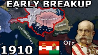 What if Austria-Hungary Fell Apart in 1910? | HOI4 WW1 Timelapse