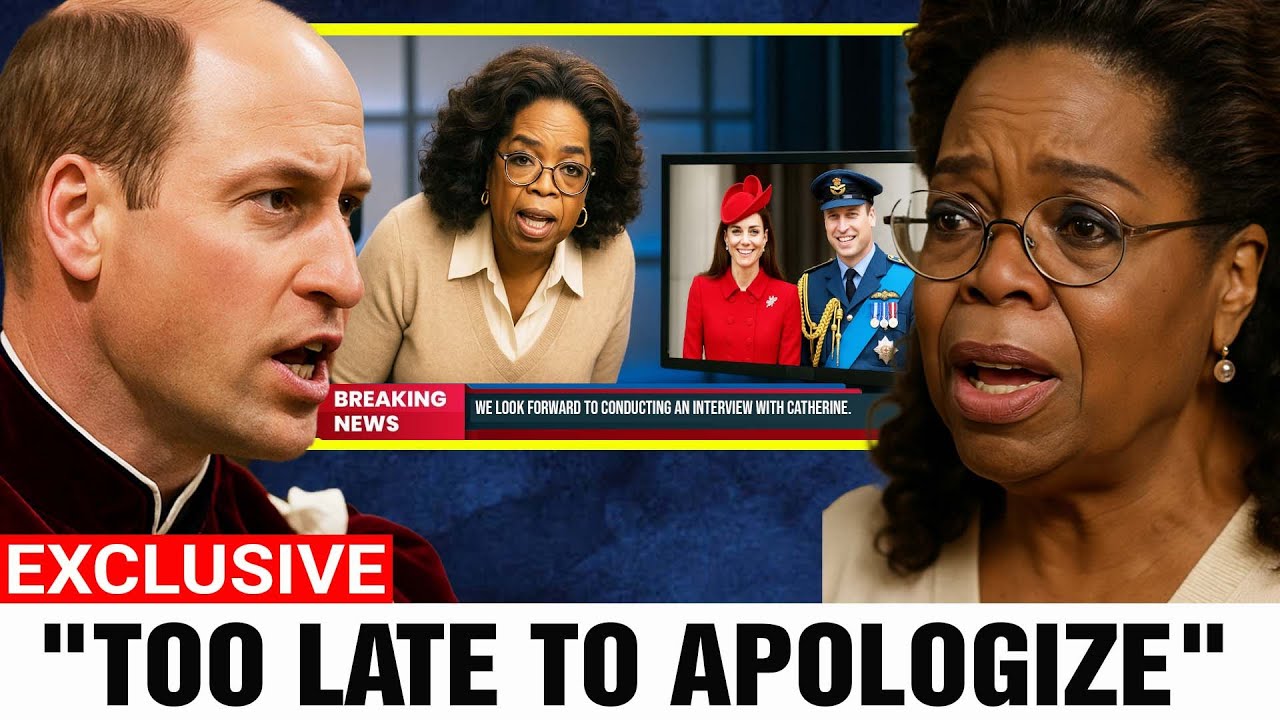Prince William Rejects Oprah's Interview Offer After Meghan's Deceit and Protects His Wife Catherine - YouTube