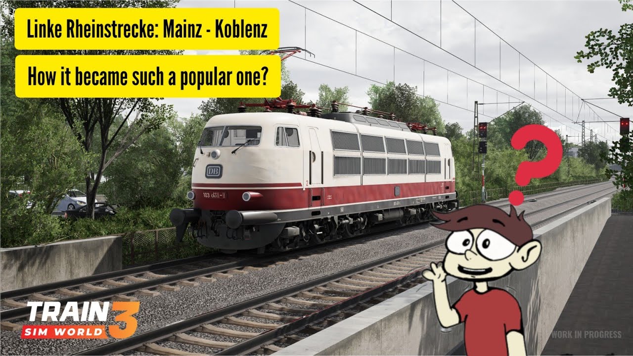 Why Linke Rheinstrecke and DB 103 is such an iconic DLC? - YouTube