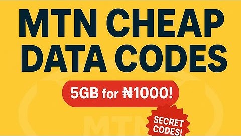 MTN Very Cheap Data Bundle Codes 2025 | How to Buy Affordable MTN Data Easily