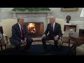 Трамп вернулся в Белый дом. Пока только для встречи с Байденом