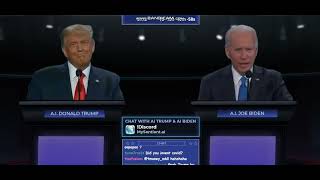 Getting roasted by Getting roasted by AI TRUMP VS AI BIDEN Debat Part 2