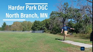 Harder Park DGC Front 10 Hole By Hole in North Branch MN