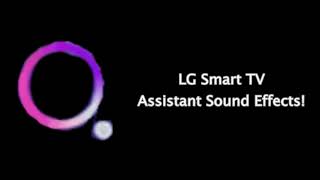 LG Smart TV Voice Assistant Sounds!