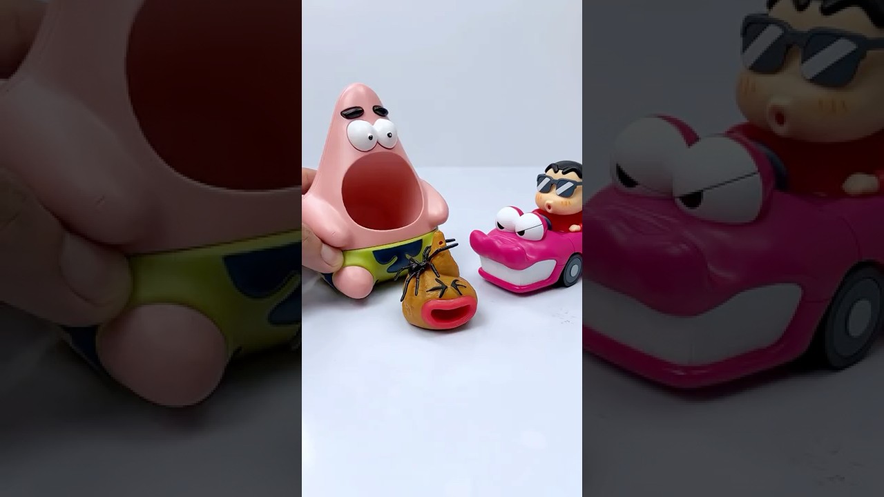 КОЗЁЛ 😜😰! Великолепные миниатюрные ASMR-игрушки Shinchan 