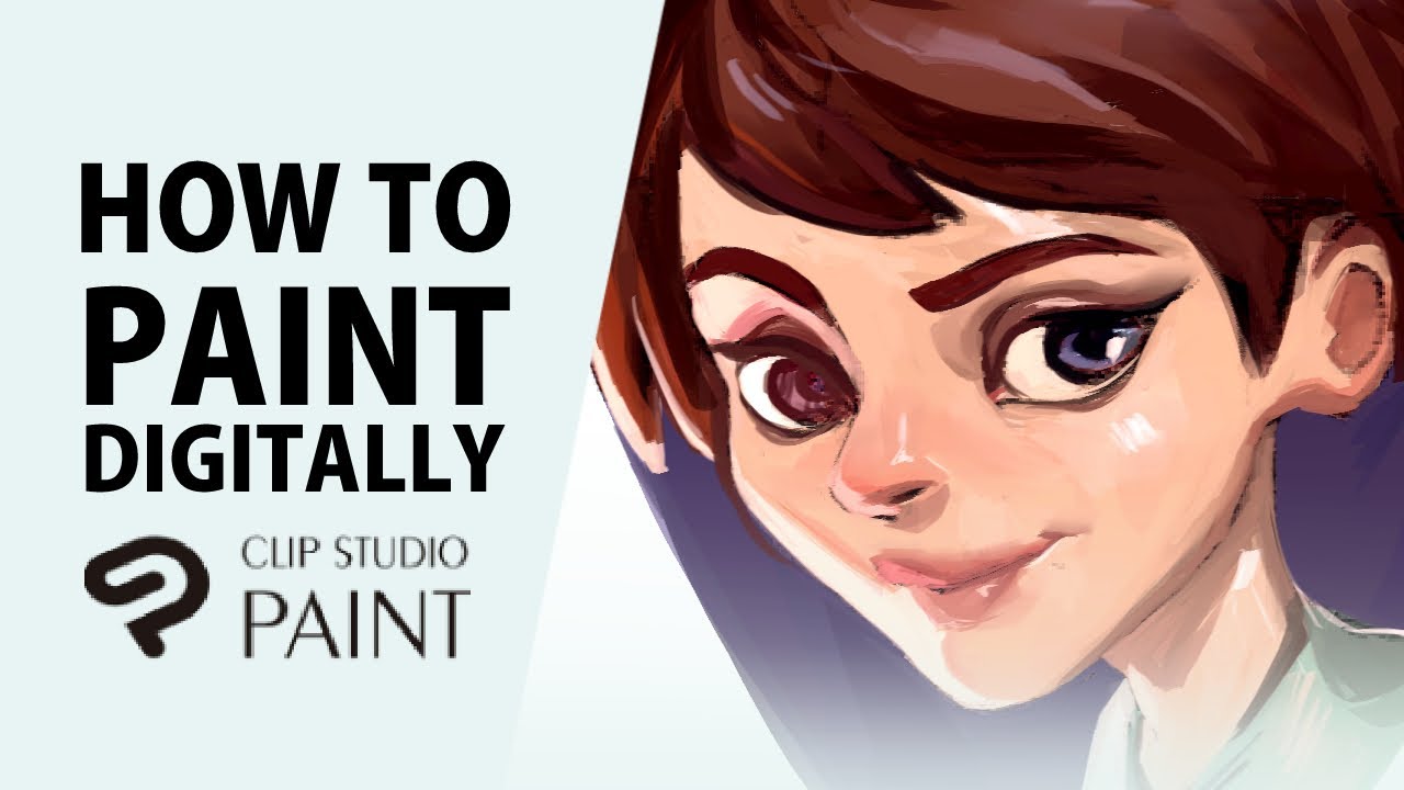 How to paint Digitally in Clip Studio YouTube