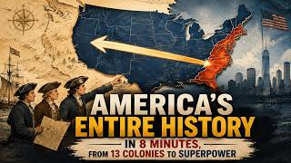 America's Entire History in 8 Minutes, From 13 Colonies to Superpower