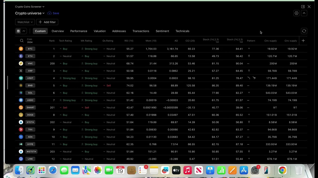 How to Use a Crypto Screener