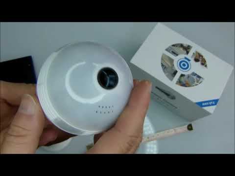 IP Sicherheit Kamera 1080P Panorama Kamera WLAN Überwachungskamera Bewegungsmelder für Haus/Baby Überwachung