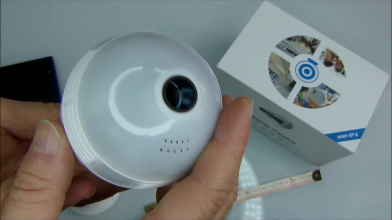 BULB LED CAMERA ALPHAWISE : Une caméra espion dans une ampoule GEARBEST