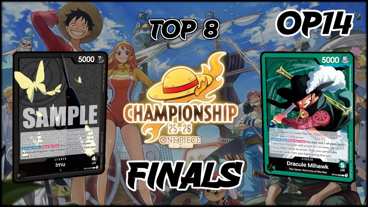 Imu vs Mihawk OP14 | Area Finals Japón (Top 8) | Casteo en español