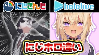 【ホロライブ】と【にじさんじ】の細かすぎて伝わらない にじホロVtuberの違いまとめ10【大空スバル/癒月ちょこ/宝鐘マリン/姫森ルーナ/獅白ぼたん 樋口楓/社築/剣持刀也/リゼ・ヘルエスタ】