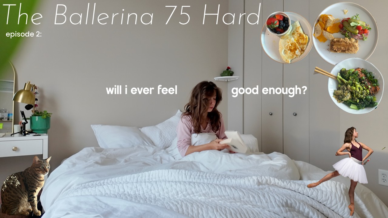 battling feelings of doubt | episode 2 of the BALLERINA 75 hard | trying BLOCH flexus & healthy eats
