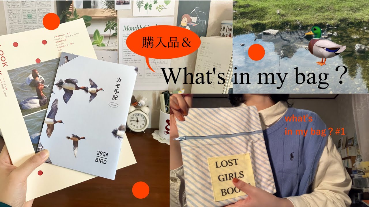 購入品と鞄の中身紹介 | What's in my bag？#1