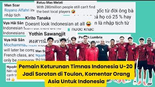 Pemain Keturunan Timnas Indonesia U-20 Jadi Sorotan di Toulon, Komentar Orang Asia Untuk Indonesia