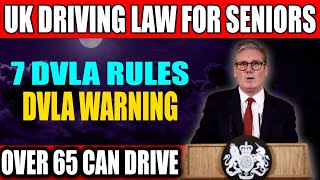 DVLA CONFIRMS: Seniors Can Drive Without Licence 🚗 7 Rules That Could Stop You! | UK Driving News