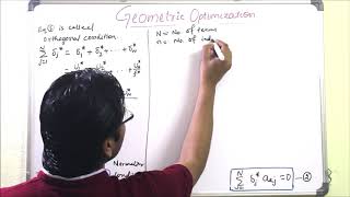 Lecture 2 Geometric Optimization | Unconstrained Geometric Optimization