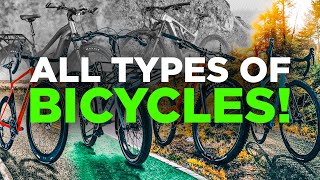 Do you know all these types of bicycles?