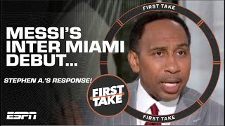 Stephen A. likens MLS to the G-League following Lionel Messi’s Inter Miami debut 😬 | First Take