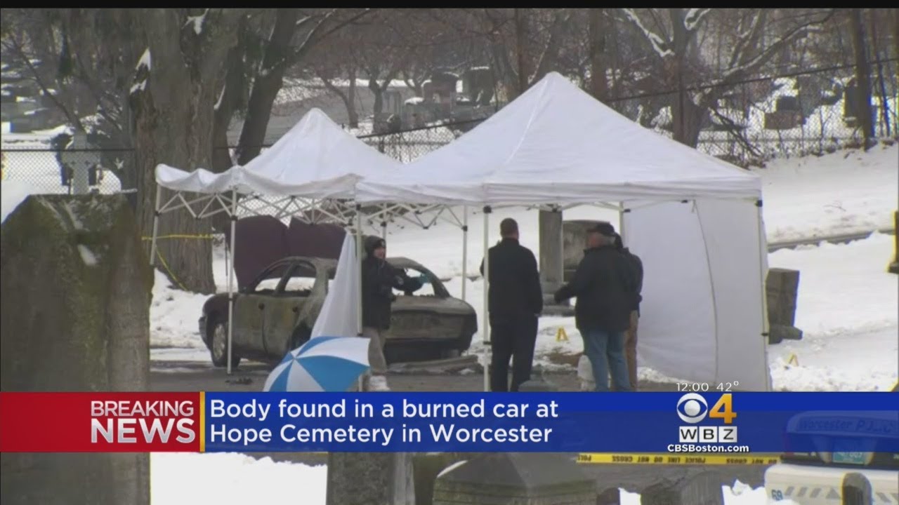 Body Found In Burned Car At Worcester Cemetery - YouTube