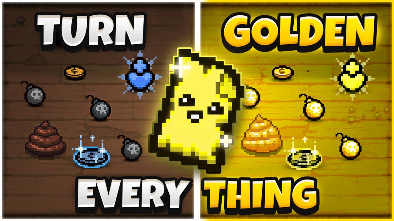 Golden God Gives Goods  -  The Binding Of Isaac Repentance