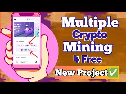 Mining Multiple Cryptocurrency For Free | Withdraw Without Making Any Deposit | New Mining Project✅