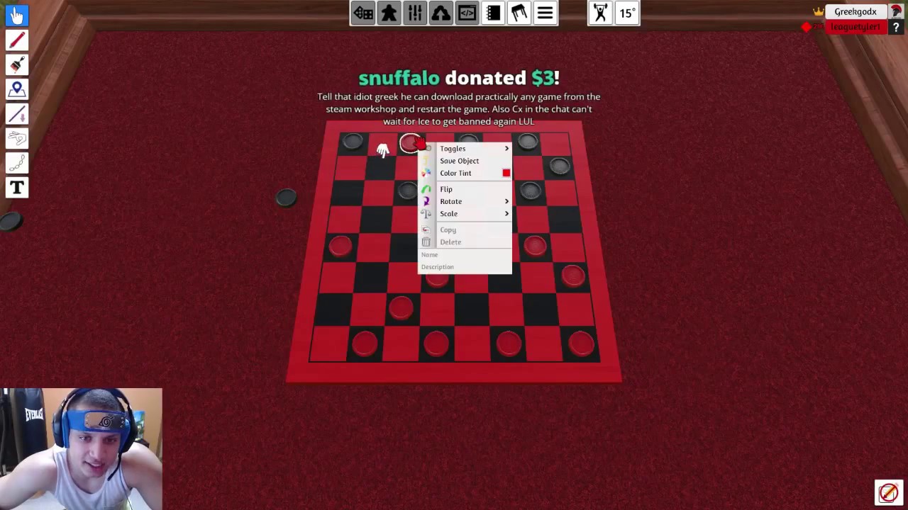 TYLER1 PLAYS TABLETOP SIMULATOR WITH GREEKGODX [VOD: Feb 1, 2017]