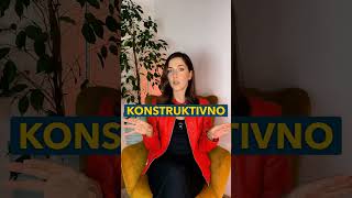 Kako Podati Konstruktivno Kritiko? Dr. Sabina Đuvelek Level Up