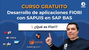 1/20 ¿Qué es Fiori? - Desarrollo de aplicaciones FIORI con SAPUI5 en SAP BAS.