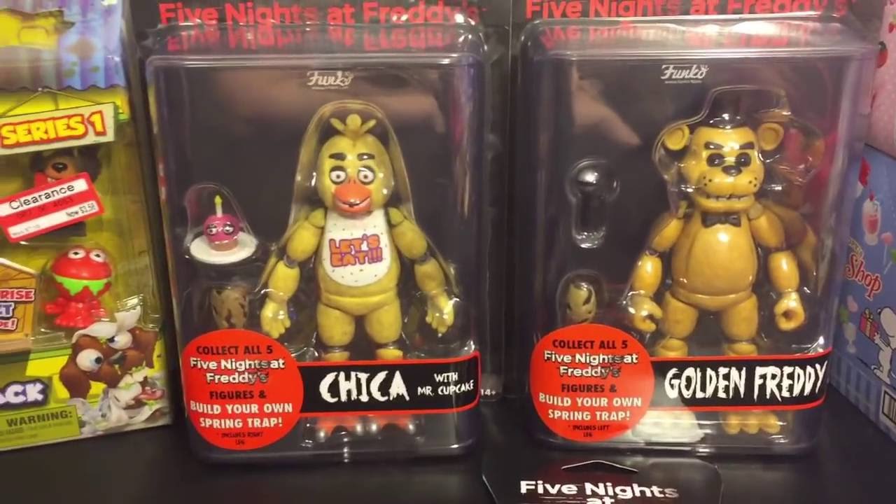 2016 Funko RARE Nightmare Chica 5” Figure Five Nights At Freddys Figure Toy  FNAF