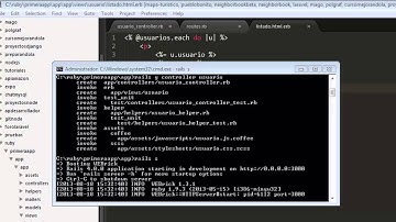 Ruby On Rails: Generar un modelo, listar y añadir un nuevo registro