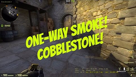 ONE-WAY SMOKE! COBBLE - Breve dicas #4