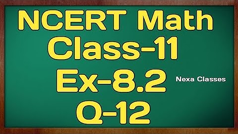 Class 11th Ex-8.2 Q 12 (Binomial Theorem ) Maths CBSE NCERT