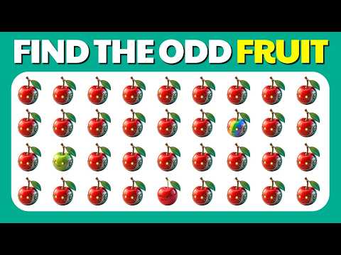 Find the ODD One Out – Fruit Challenge 🍓🍉🍍 30 Levels of Brain Boosting Fun! Quiz Lion