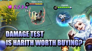 Harith Damage Test