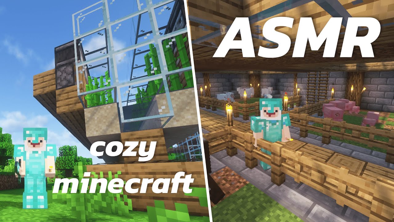 ASMR - Plus d'1 heure pour t'endormir sur Minecraft
