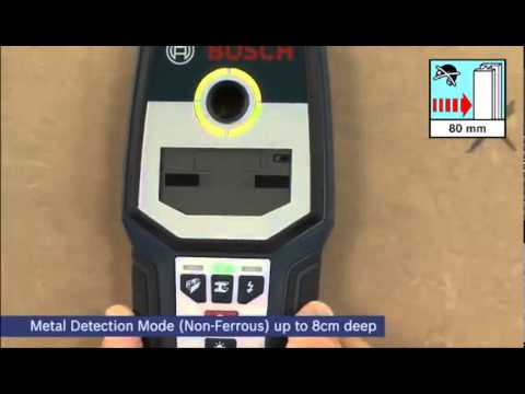 Test Bosch GMS 120 Détecteur digital élec/bois/metal - Guedo outillage 