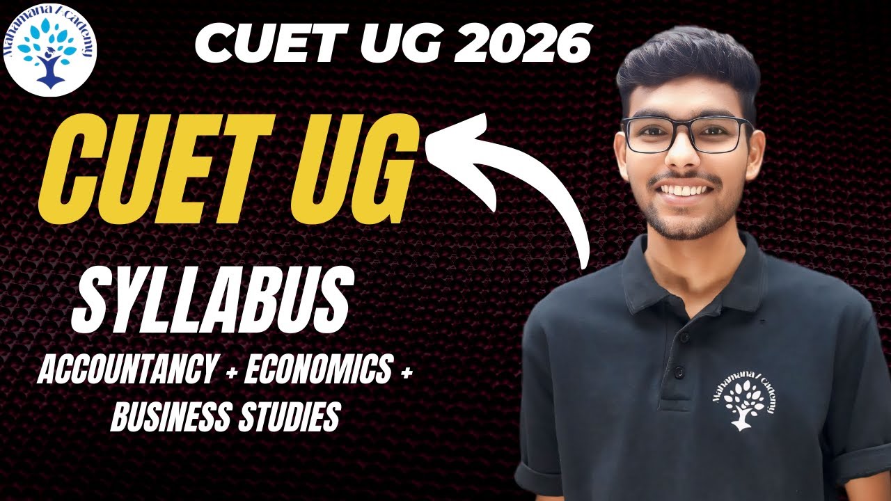 CUET UG 2026 COMMERCE SYLLABUS | 